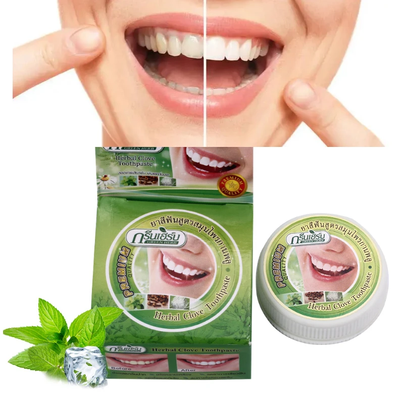 5/10Pcs Herb Natural Herbal Clove Thailand Toothpaste Tooth Whitening Toothpaste Dentifrice Antibacterial Tooth Paste 10G
5/10Pcs Herb Natural Herbal Clove Thailand Toothpaste Tooth Whitening Toothpaste Dentifrice Antibacterial Tooth Paste 10G