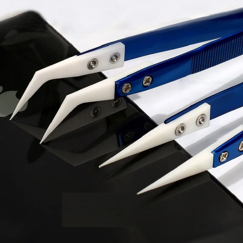 MECHANIC CF-11 CF-17 High Precision Insulation Ceramic Anti-magnetic Anti-Static Special Tweezers for Phone Flying Wire Repair
MECHANIC CF-11 CF-17 High Precision Insulation Ceramic Anti-magnetic Anti-Static Special Tweezers for Phone Flying Wire Repair