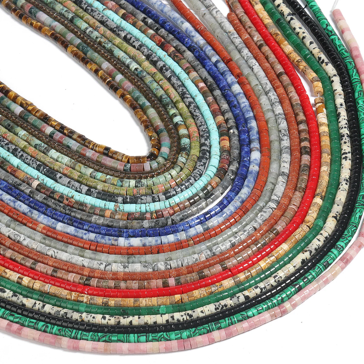 150pcs/lot 4mm Flat Round Natural Stone Bead Agates Quartzs Jades Chalcedony Cylinder Loose Spacer Beads for DIY Jewelry Making
150pcs/lot 4mm Flat Round Natural Stone Bead Agates Quartzs Jades Chalcedony Cylinder Loose Spacer Beads for DIY Jewelry Making
