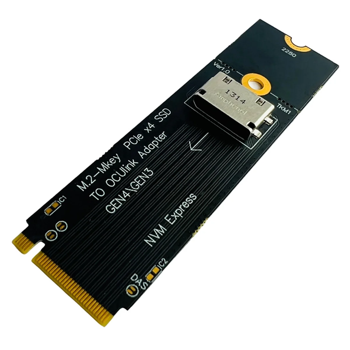 M.2 M-Key PCIe X4 SSD к U.2 OCUlink SFF-8612 адаптер Gen4/Gen3 для 2,5 дюймового NVME U.2(SFF 8639)SSD PCI-E NGFF карта Riser
M.2 M-Key PCIe X4 SSD к U.2 OCUlink SFF-8612 адаптер Gen4/Gen3 для 2,5 дюймового NVME U.2(SFF 8639)SSD PCI-E NGFF карта Riser