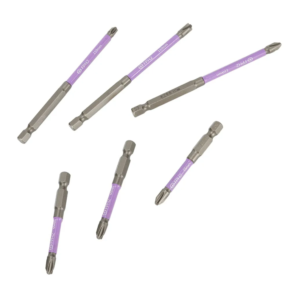 6PC 65/110mmMagnetic Special Slotted Cross Screwdriver Bit For Electrician FPH2 Rust Proof With Magnetism For Socket Switch Tool
6PC 65/110mmMagnetic Special Slotted Cross Screwdriver Bit For Electrician FPH2 Rust Proof With Magnetism For Socket Switch Tool