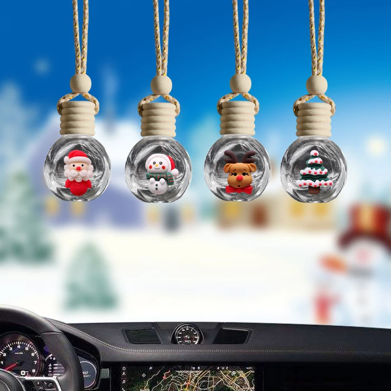 8ml Christmas Car Hanging Glass Bottle Air Freshener Empty Bottle Aromatherapy Pendant Diffuser Car Interior Decoration Ornament
8ml Christmas Car Hanging Glass Bottle Air Freshener Empty Bottle Aromatherapy Pendant Diffuser Car Interior Decoration Ornament