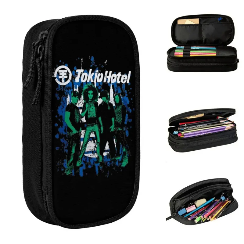 Tokio Hotel Rock Pencil Case New Music Pen Holder Bag Girl Boy Large Storage Office Cosmetic Pencil Pouch
Tokio Hotel Rock Pencil Case New Music Pen Holder Bag Girl Boy Large Storage Office Cosmetic Pencil Pouch