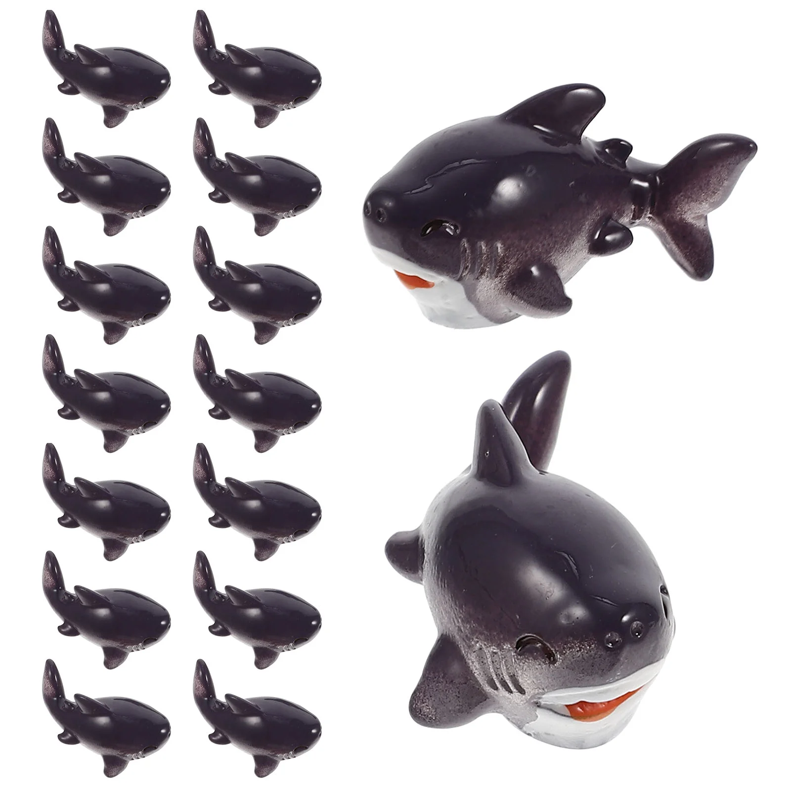 20 Pcs Miniature Shark Tabletop Figurine Marine Animal Multi-function Tub Desktop Figure Synthetic Resin Child Children’s Toys
20 Pcs Miniature Shark Tabletop Figurine Marine Animal Multi-function Tub Desktop Figure Synthetic Resin Child Children’s Toys