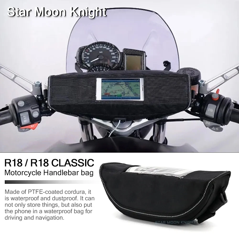 Motorcycle Accessories Waterproof Bag Storage Handlebar bag Travel Tool bag For BMW R18 2020 - 2021 2022 R 18 Classic
Motorcycle Accessories Waterproof Bag Storage Handlebar bag Travel Tool bag For BMW R18 2020 - 2021 2022 R 18 Classic