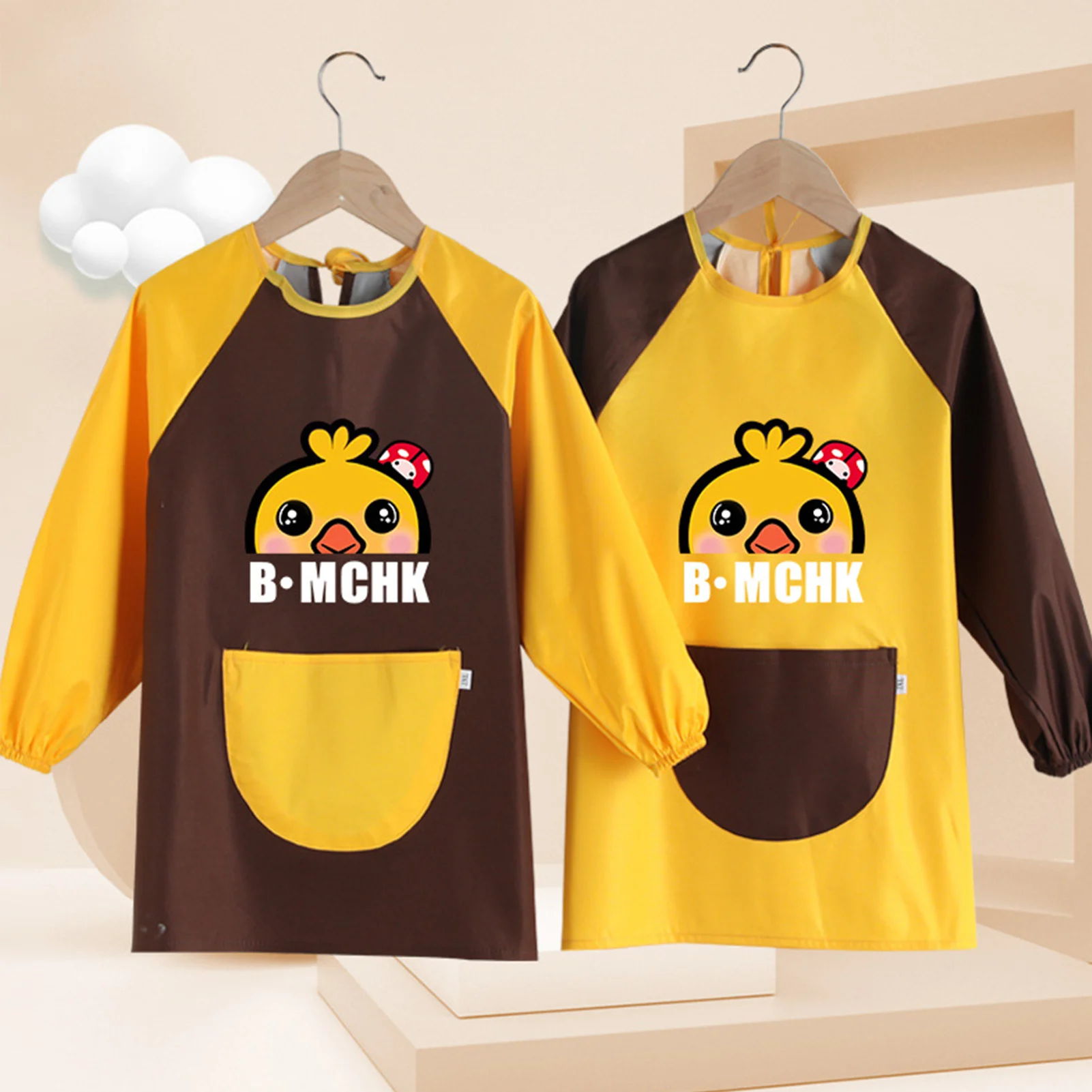 Children's Long Sleeve Painting Apron Waterproof Quick-Drying Cartoon Art Craft Smocks Baby Feeding Smock Bib For Infants
Children's Long Sleeve Painting Apron Waterproof Quick-Drying Cartoon Art Craft Smocks Baby Feeding Smock Bib For Infants