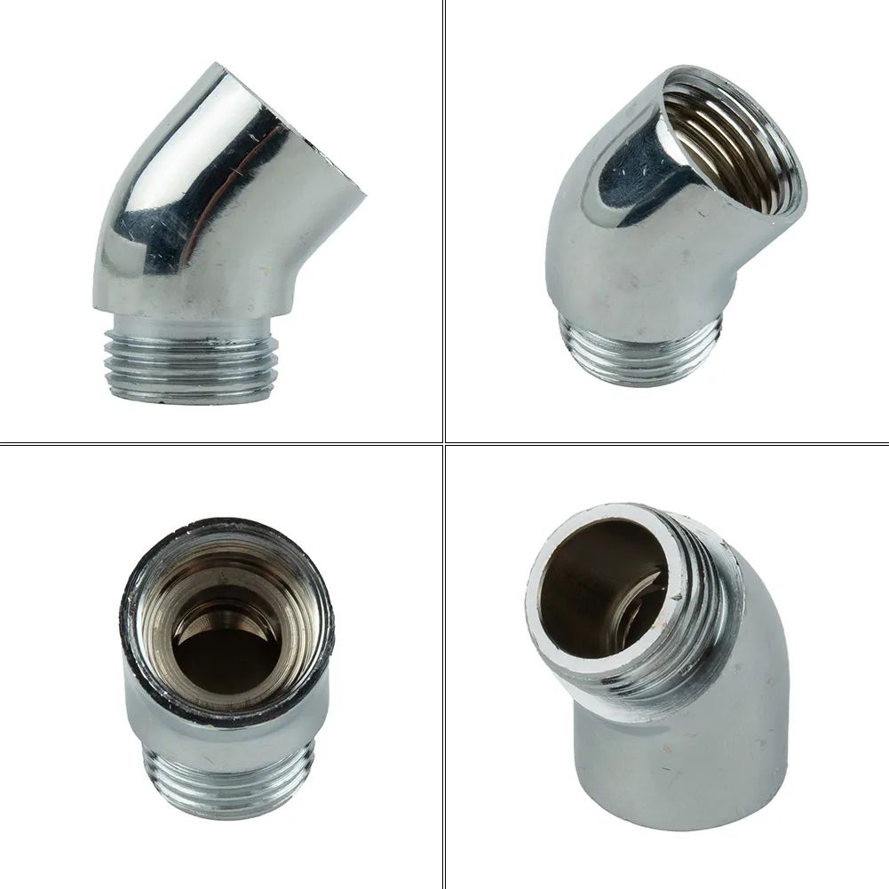 Brass Extender Shower Elbow 145 Degree Bathroom Chrome Corrosion Resistant For Hand Shower Thread G 1/2 Connections
Brass Extender Shower Elbow 145 Degree Bathroom Chrome Corrosion Resistant For Hand Shower Thread G 1/2 Connections