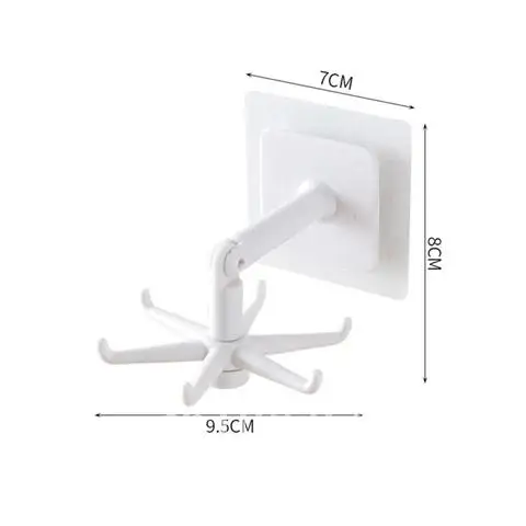 Hooks Rack Holder 360-degree Rotatable Punch-free Kitchen Storage Home Kitchen Bathroom Organization Accessories
Hooks Rack Holder 360-degree Rotatable Punch-free Kitchen Storage Home Kitchen Bathroom Organization Accessories