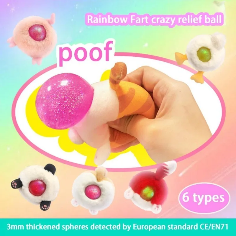 Funny Animal Fart Plush Release Ball Creative Decompression Toy Squeezing Bubble Squeezing Joy Student Decompression Ball
Funny Animal Fart Plush Release Ball Creative Decompression Toy Squeezing Bubble Squeezing Joy Student Decompression Ball