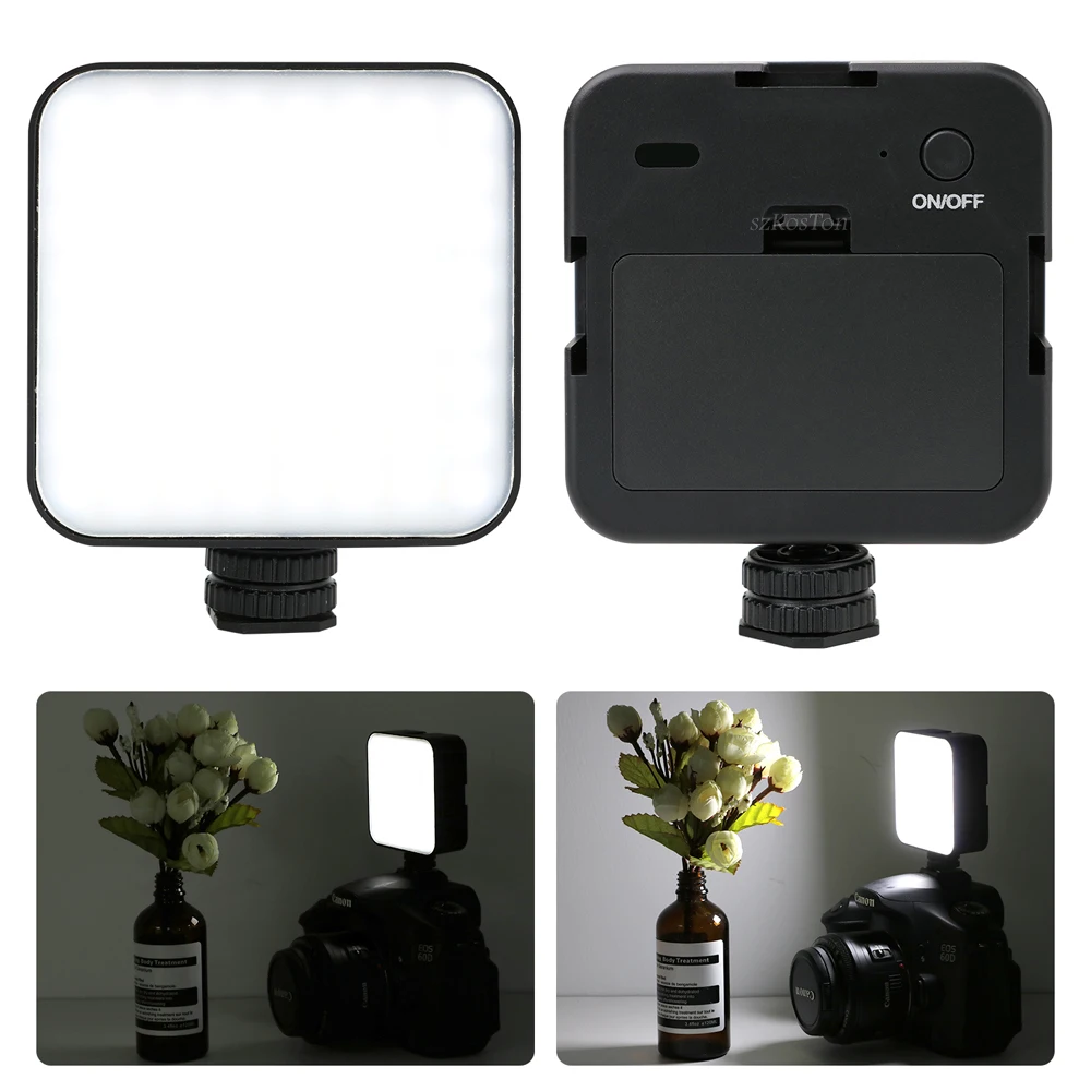 Portable Video Light LED Lamp White 6500K for Photography Vlog Mini Fill Light for Smartphone DSLR SLR Camera
Portable Video Light LED Lamp White 6500K for Photography Vlog Mini Fill Light for Smartphone DSLR SLR Camera