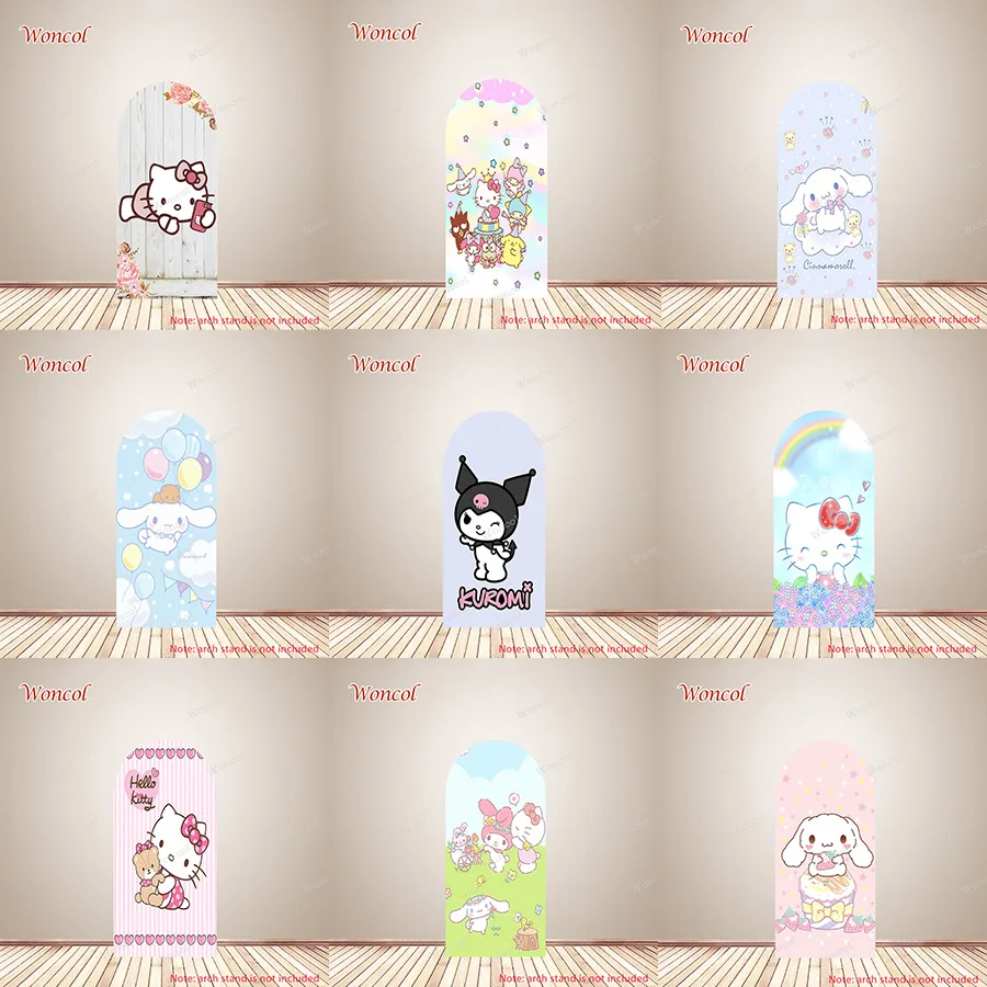 Hello Kitty Birthday Arch Backdrop Child Birthday Baby Shower Backdrop Cinnamoroll Kuromi My Melody Double-Sided Arch Cover Prop
Hello Kitty Birthday Arch Backdrop Child Birthday Baby Shower Backdrop Cinnamoroll Kuromi My Melody Double-Sided Arch Cover Prop