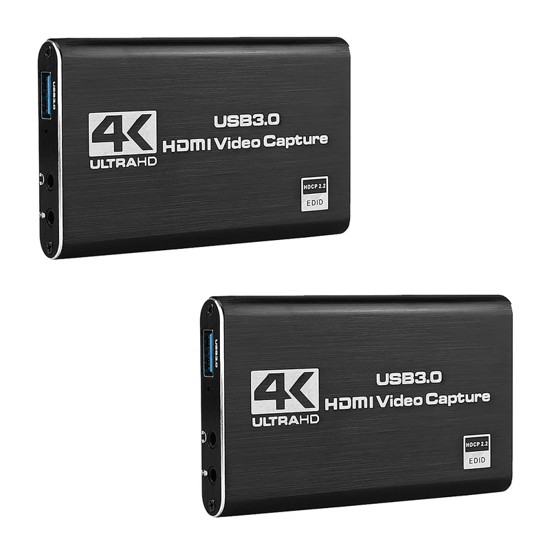 HFES 2X Video Capture Card 4K Screen Record USB3.0 1080P 60FPS Game Capture Device
HFES 2X Video Capture Card 4K Screen Record USB3.0 1080P 60FPS Game Capture Device