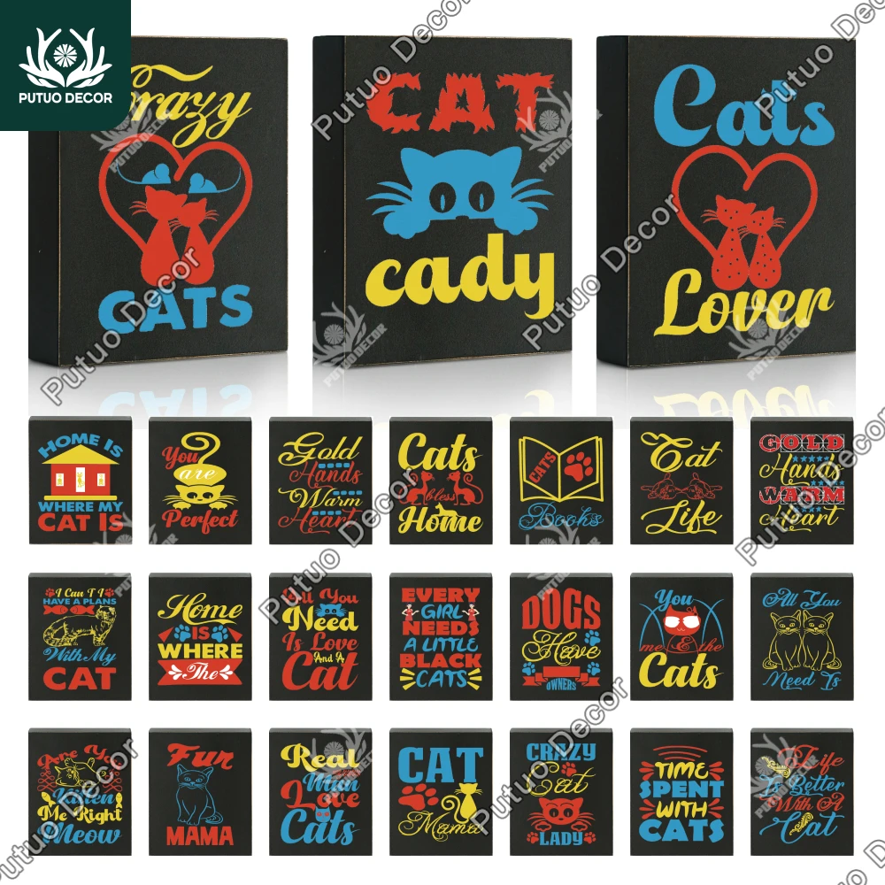 Putuo Decor 1Pc Black Box Wooden Sign, Cat Cady,Wood Plaque for Kitchen Home Bar Office Work Desk Decor Gifts, 4.7 X 5.8 Inches
Putuo Decor 1Pc Black Box Wooden Sign, Cat Cady,Wood Plaque for Kitchen Home Bar Office Work Desk Decor Gifts, 4.7 X 5.8 Inches