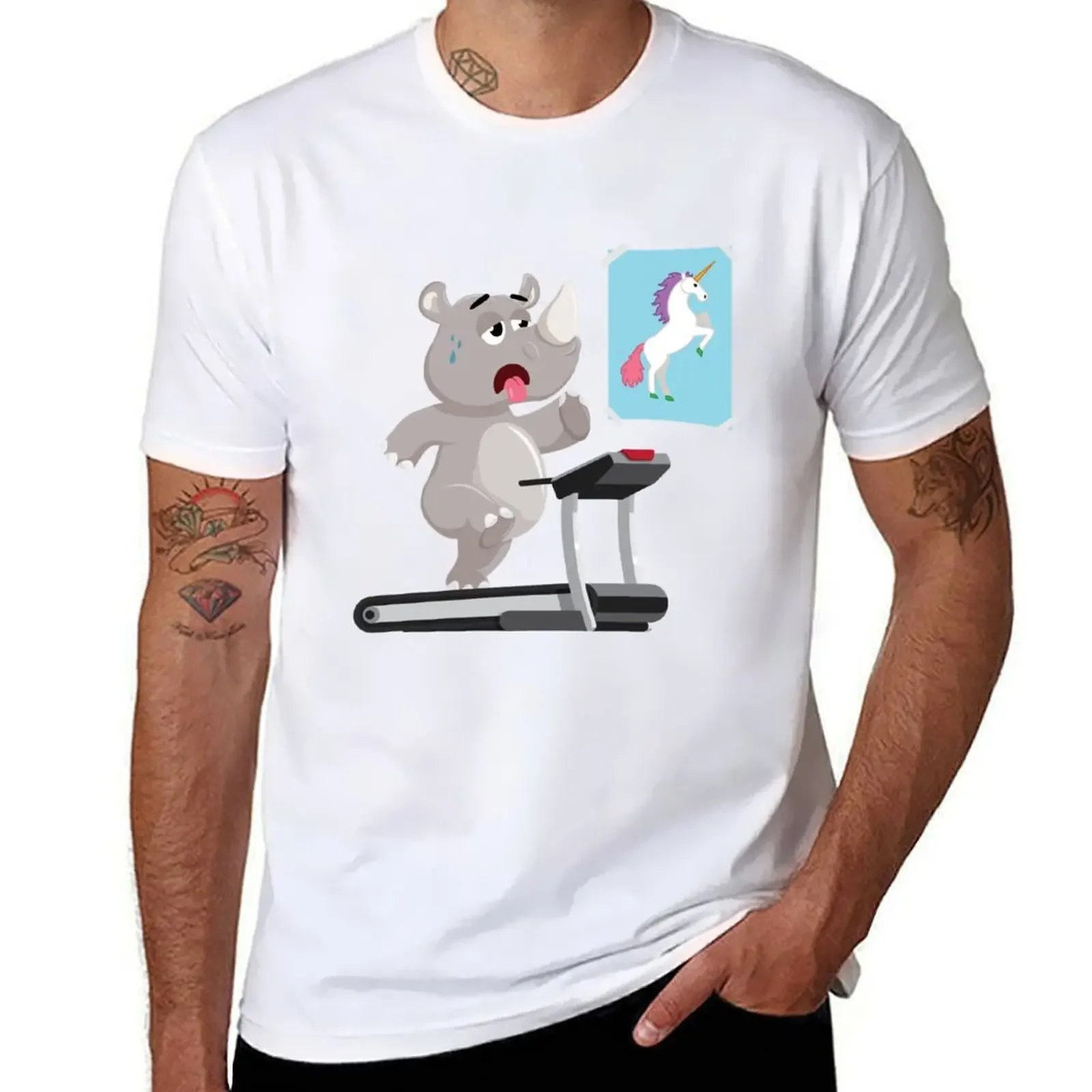 Motivational Rhino Unicorn Workout T-shirt vintage quick drying Aesthetic clothing mens funny t shirts
Motivational Rhino Unicorn Workout T-shirt vintage quick drying Aesthetic clothing mens funny t shirts