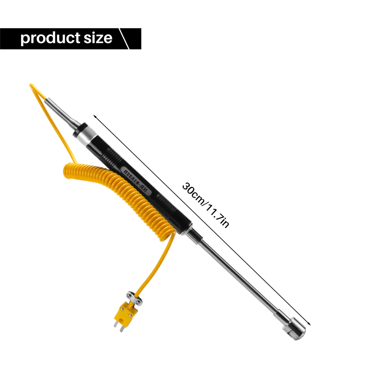 

NR-81532B -50 to 500Deg/C K Type Handheld Surface Thermocouple Probe for Measuring the Surface Temperature