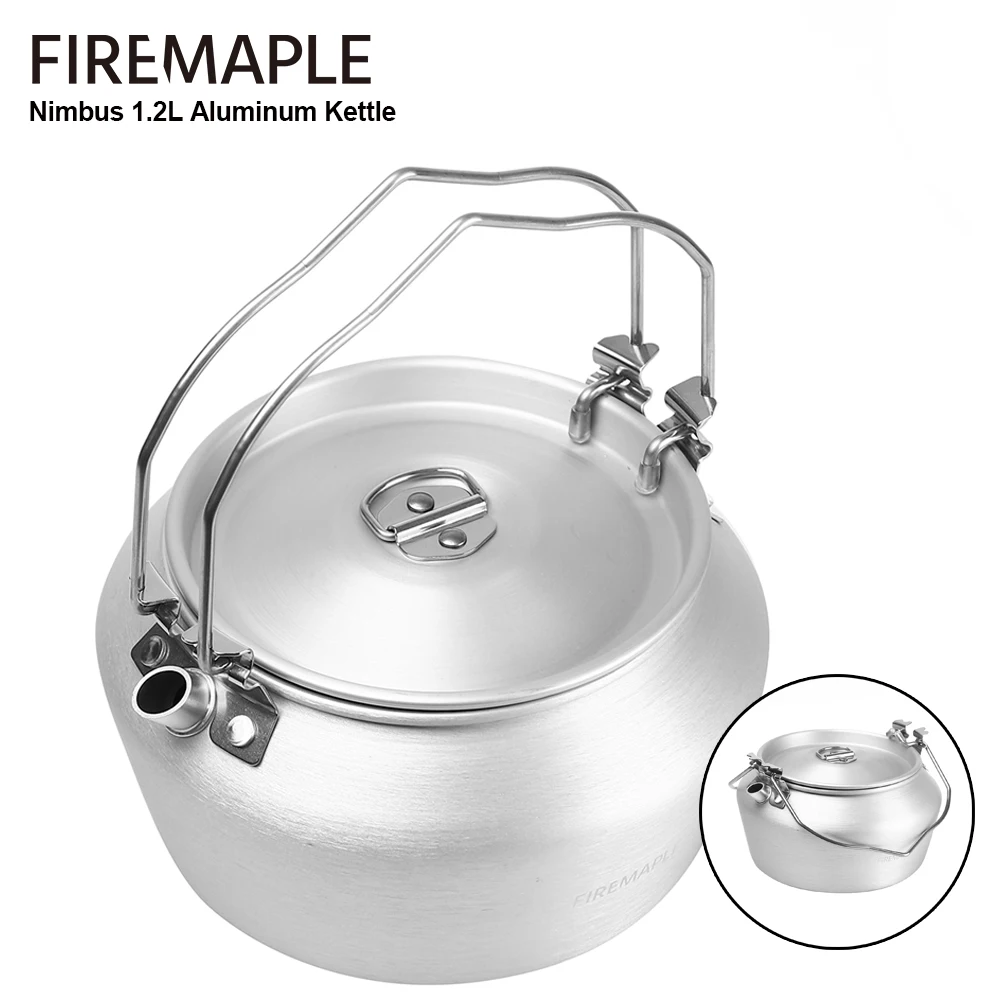 

Fire-Maple Nimbus 1.2L Outdoor Kettle Aluminum Picnic Lightweight Teapot Bushcraft Tourism Campfire Cookware