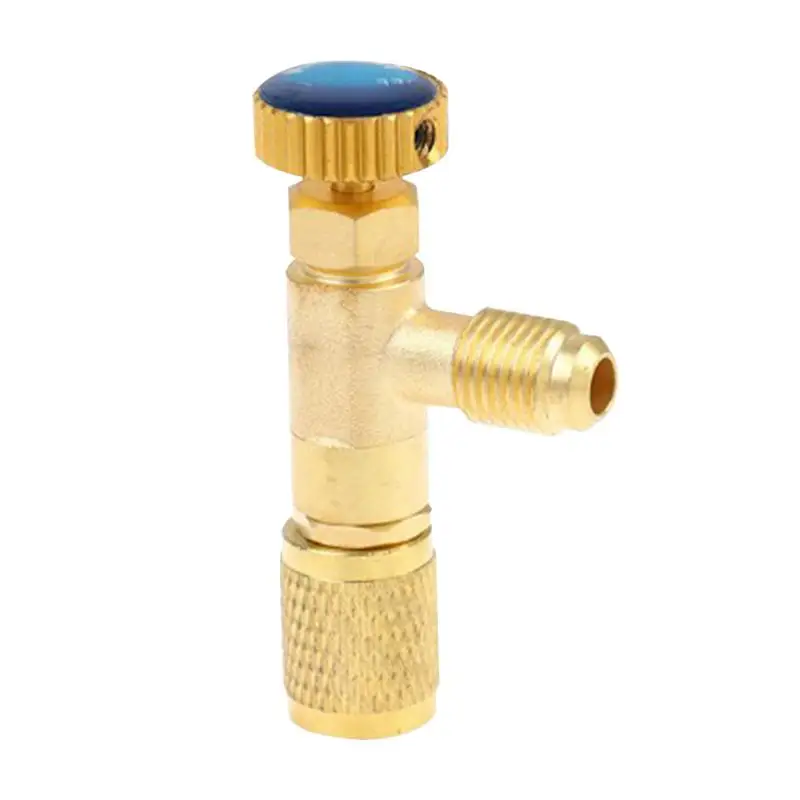 Brass Pressure Relief Air Conditioning Tool Air Conditioner Filling Safety R410a R22 Refrigerant 1/4 Safety Adapter Air
Brass Pressure Relief Air Conditioning Tool Air Conditioner Filling Safety R410a R22 Refrigerant 1/4 Safety Adapter Air
