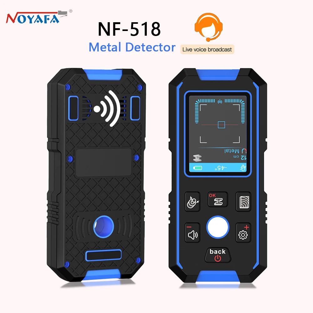 

NOYAFA NF-518 профессиональный детектор Стен Металл Дерево шпилька кабель глубина провода трекер Многофункциональный измерительный инструмент