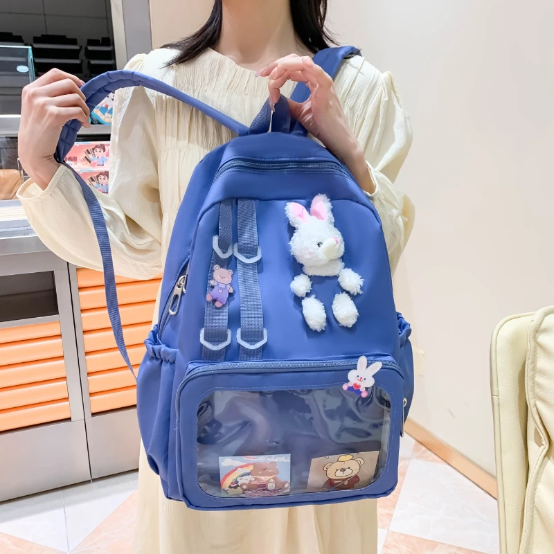 Soft Handle Solid Interior Zipper Pocket Backpacks Softback 2024High Quality Bags for Women Interior Compartment Nylon Backpacks
Soft Handle Solid Interior Zipper Pocket Backpacks Softback 2024High Quality Bags for Women Interior Compartment Nylon Backpacks