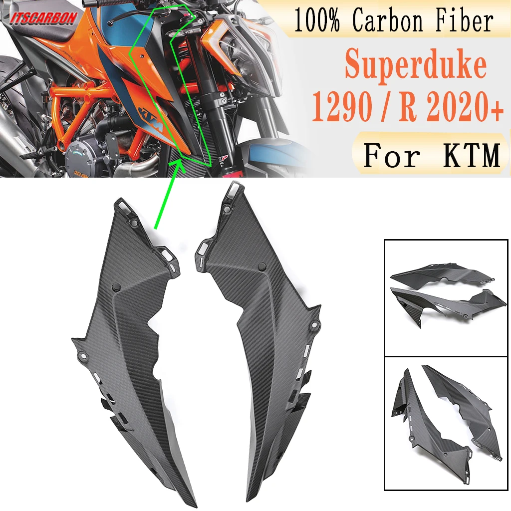 For KTM Superduke 1290 R 2020 2021 2022 2023 Real Carbon Fiber Motorcycle Accessories Fuel Tank Side Inside Panels Fairing Kits
For KTM Superduke 1290 R 2020 2021 2022 2023 Real Carbon Fiber Motorcycle Accessories Fuel Tank Side Inside Panels Fairing Kits