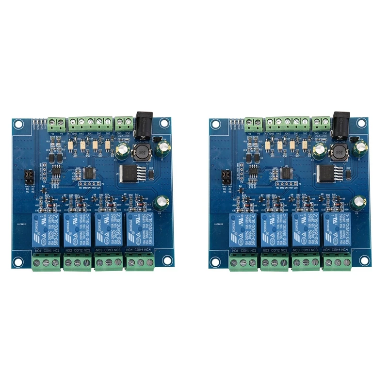 2 шт., 4-Канальный Релейный модуль Modbus Rtu, вход 485 Ttl коммуникационная плата интерфейса Uart 4-канальный вход 7-24 В, релейный модуль
2 шт., 4-Канальный Релейный модуль Modbus Rtu, вход 485 Ttl коммуникационная плата интерфейса Uart 4-канальный вход 7-24 В, релейный модуль