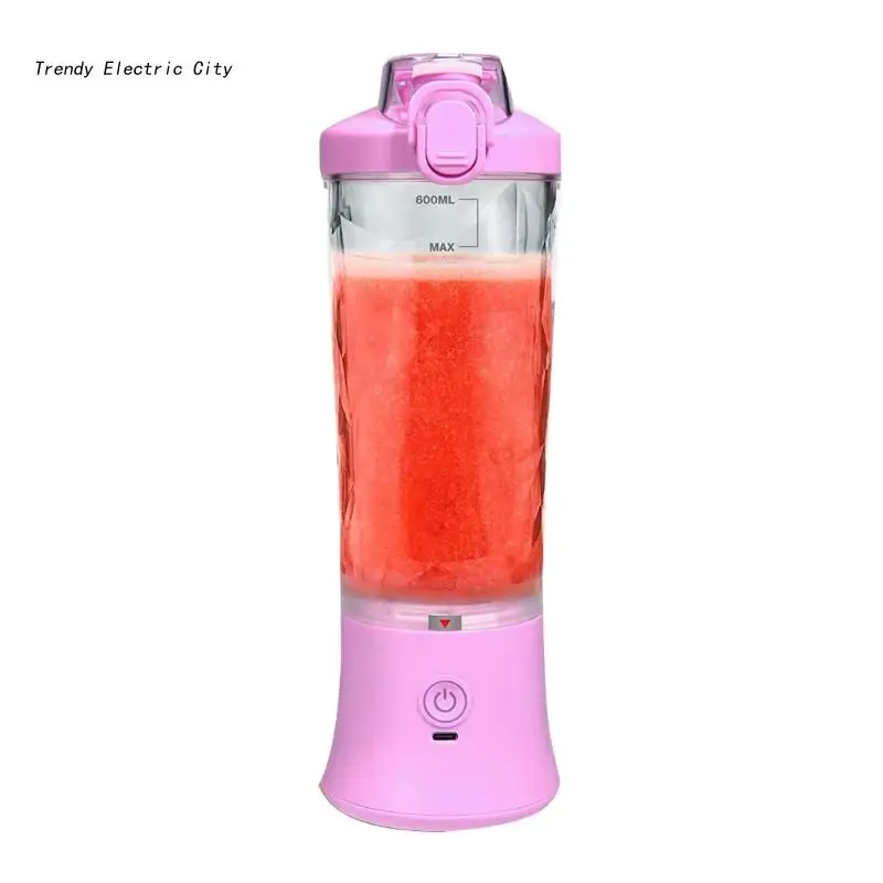 R9CD 600ML Portable Blender 6 Blades USB Rechargeable Fruit Juicer Fruit Mixer Electric Shake Cup Cute Blender for Smoothie
R9CD 600ML Portable Blender 6 Blades USB Rechargeable Fruit Juicer Fruit Mixer Electric Shake Cup Cute Blender for Smoothie