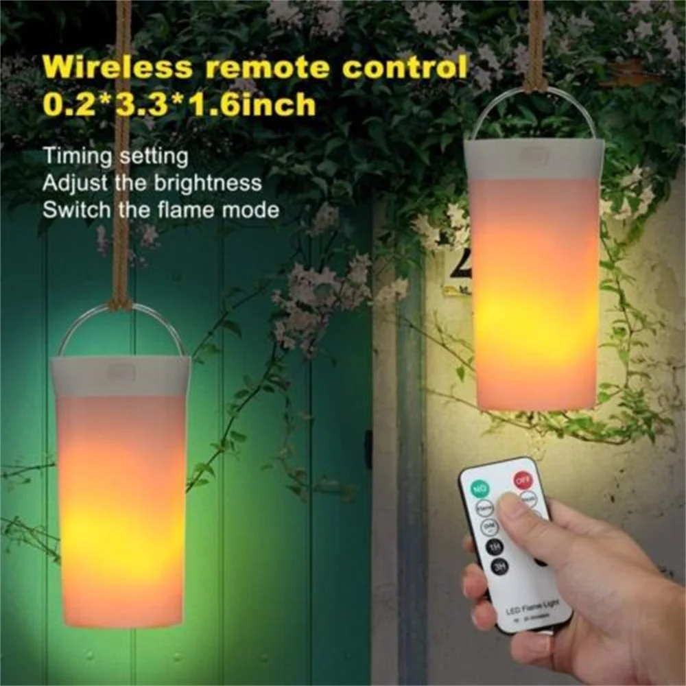 LED Portable Flame Light Atmosphere Candle Night Light with Remote Control Flickering Fire LED Bulb for Home Bar Pub Holiday
LED Portable Flame Light Atmosphere Candle Night Light with Remote Control Flickering Fire LED Bulb for Home Bar Pub Holiday