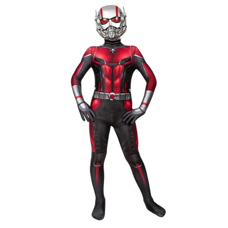 

Костюм муравьиного человека для косплея, комбинезон супергероя из фильма, Детский карнавальный костюм на Хэллоуин, Детская мода для ролевых игр