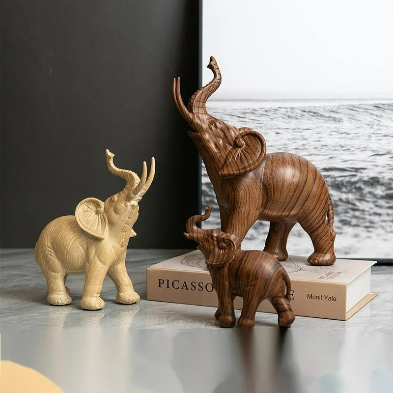 Creative New Wood Grain Resin Crafts Elephant Decoration Home, Living Room, TV Cabinet Decoration Gift
Creative New Wood Grain Resin Crafts Elephant Decoration Home, Living Room, TV Cabinet Decoration Gift