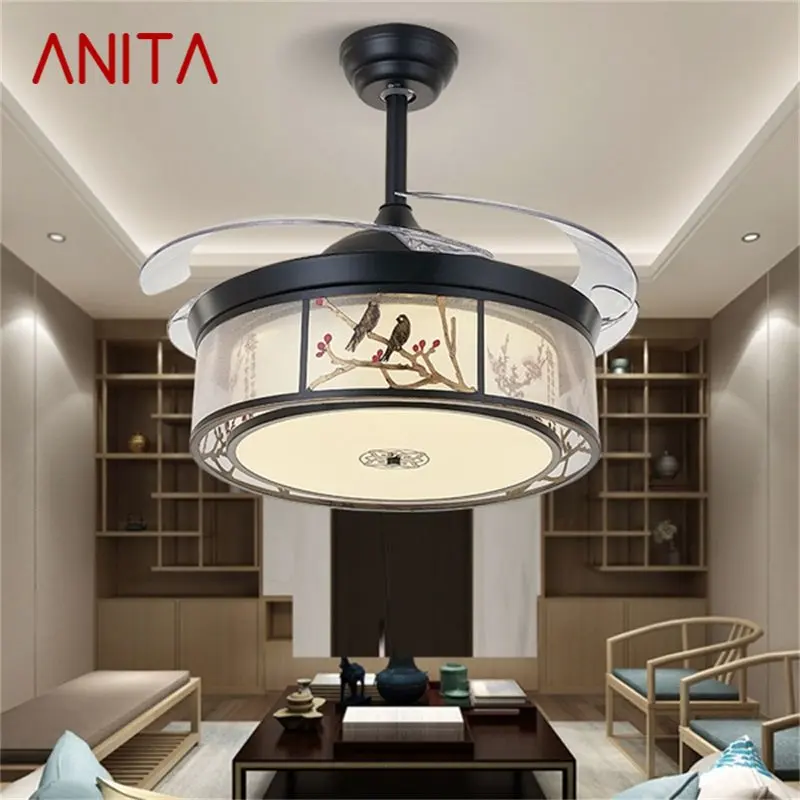 ANITA Ceiling Fan Light Invisible Lamp Remote Control Modern Elegance For Home Dining Room Bedroom Restaurant
ANITA Ceiling Fan Light Invisible Lamp Remote Control Modern Elegance For Home Dining Room Bedroom Restaurant