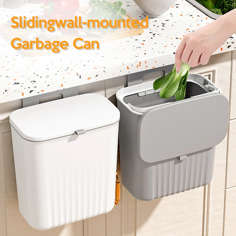 Wall Mounted Trash Can for Kitchen, Hanging Garbage Bin with Lid, Recycling Garbage Basket, Bathroom Toilet Bin, Cabinet Door
Wall Mounted Trash Can for Kitchen, Hanging Garbage Bin with Lid, Recycling Garbage Basket, Bathroom Toilet Bin, Cabinet Door