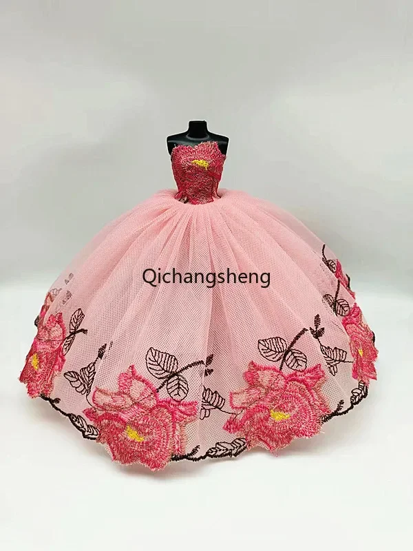 11.5" Dolls Outfits Pink Floral Princess Dress for Barbie Accessories for Barbie Doll Clothes Clothing 1/6 Evening Gown Kids Toy
11.5" Dolls Outfits Pink Floral Princess Dress for Barbie Accessories for Barbie Doll Clothes Clothing 1/6 Evening Gown Kids Toy
