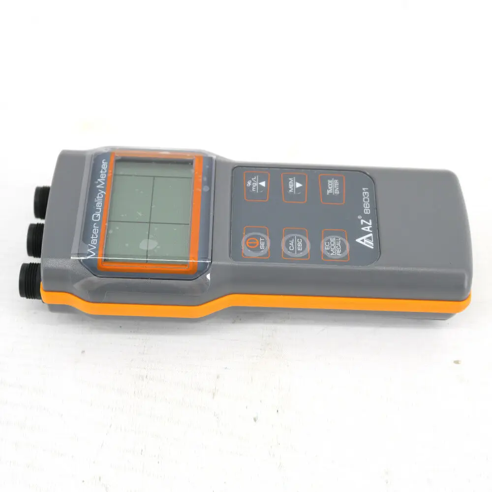 AZ86031 Water Quality Meter Tester Dissolved Oxygen Tester Meter pH Meter Tester pH Conductivity Salinity Temperature Meter Test
AZ86031 Water Quality Meter Tester Dissolved Oxygen Tester Meter pH Meter Tester pH Conductivity Salinity Temperature Meter Test