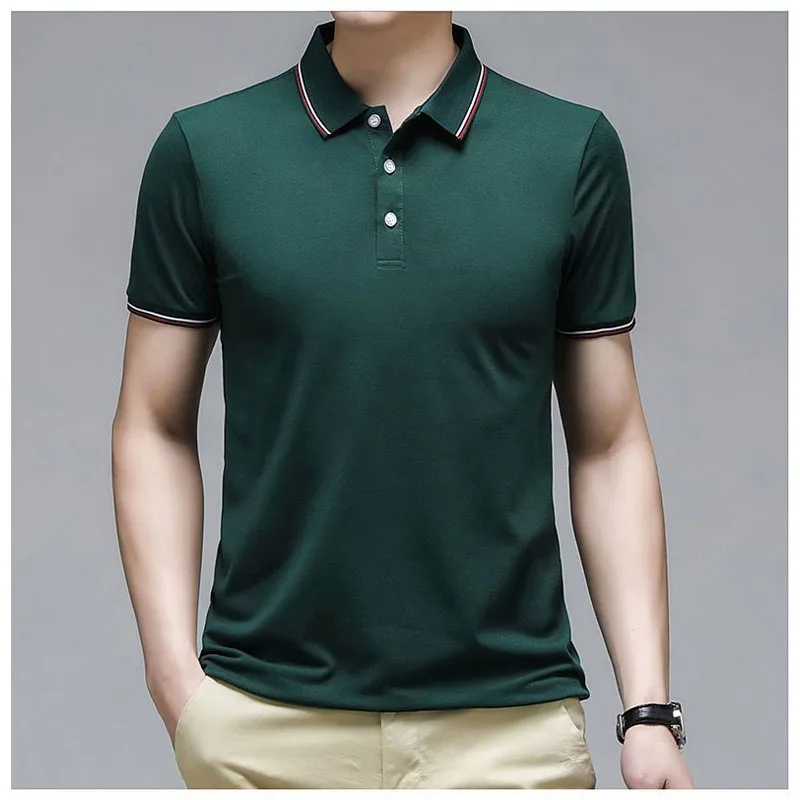 Fashion Men Short Sleeve Cotton Polo Shirts Work Wear Summer Solid Male Clothes Streetwear Business Casual Loose Breathable Tops
Fashion Men Short Sleeve Cotton Polo Shirts Work Wear Summer Solid Male Clothes Streetwear Business Casual Loose Breathable Tops