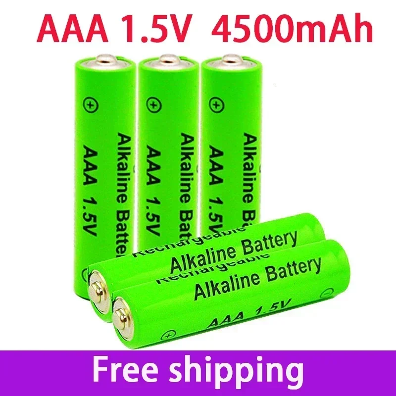 

1-20Pcs1.5V AAA Battery4500mAh Rechargeable battery NI-MH 1.5v aaa Batteries for Clocks mice computers toys so on+Free Shipping