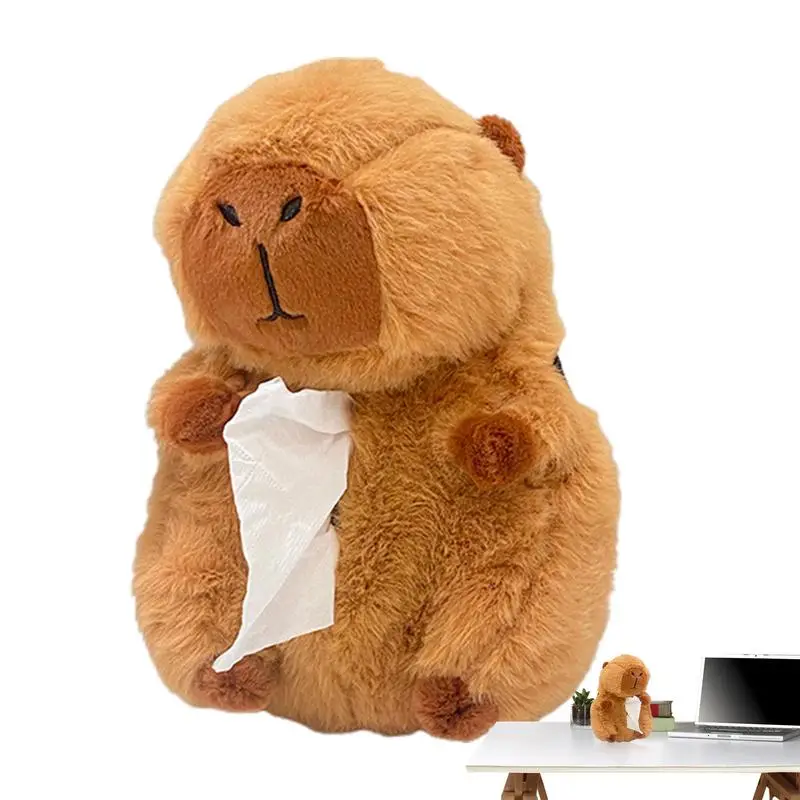 Tissue Box Cover For Car Capybara Tissue Storage Box Paper Box Hanging Creative Plush Car Cartoon Tissue Holder Accessories
Tissue Box Cover For Car Capybara Tissue Storage Box Paper Box Hanging Creative Plush Car Cartoon Tissue Holder Accessories