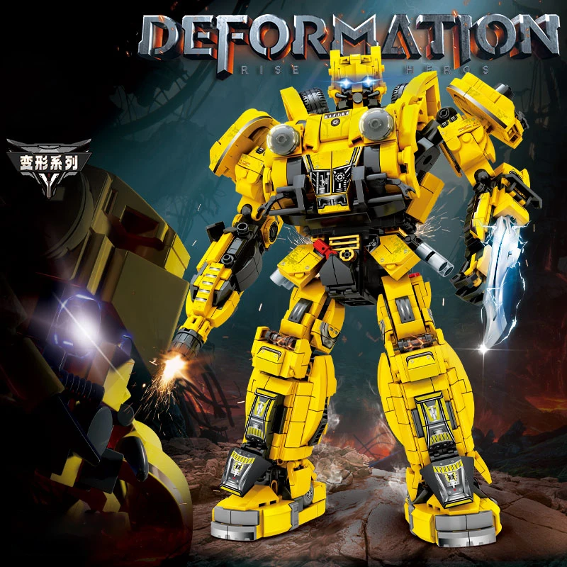 Transforming Robot Series Small Particle Building Block Assembly Fashion Play Decoration Children Toys Boy Girl Gifts For Friend
Transforming Robot Series Small Particle Building Block Assembly Fashion Play Decoration Children Toys Boy Girl Gifts For Friend