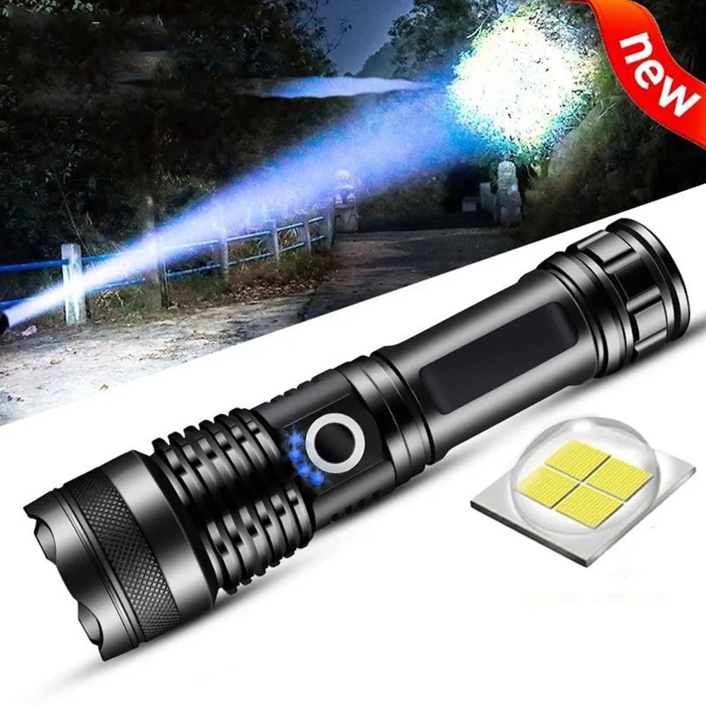 High-Power XHP50 LED Flashlight Long Service Life Strong Durable ABS Material Good Focusing Effect Camping Supplies
High-Power XHP50 LED Flashlight Long Service Life Strong Durable ABS Material Good Focusing Effect Camping Supplies