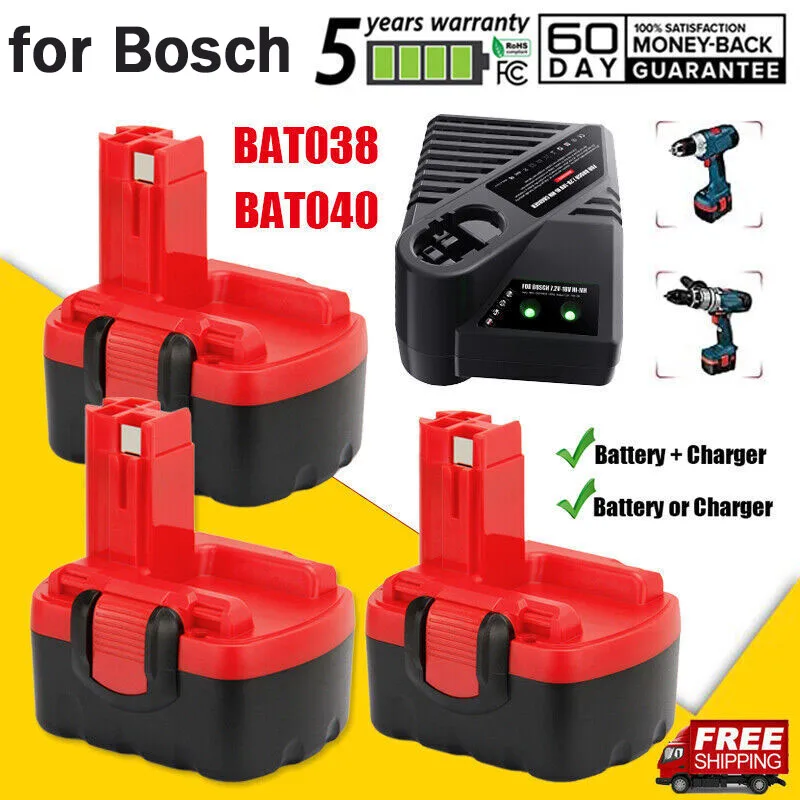 BAT038 14.4V 3500mAh Rechargeable Battery for bosch BAT038 BAT040 BAT140 BAT159 BAT041 3660K NI-MH PSR GSR GWS GHO 14.4V Battery
BAT038 14.4V 3500mAh Rechargeable Battery for bosch BAT038 BAT040 BAT140 BAT159 BAT041 3660K NI-MH PSR GSR GWS GHO 14.4V Battery