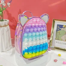 Kawaii Cat Ears Bag Popitd Fidget Toys Kids Small Shiny Schoolbag POP ITS Backpack Popper Squishy Push Bubble Squeeze Toy
Kawaii Cat Ears Bag Popitd Fidget Toys Kids Small Shiny Schoolbag POP ITS Backpack Popper Squishy Push Bubble Squeeze Toy