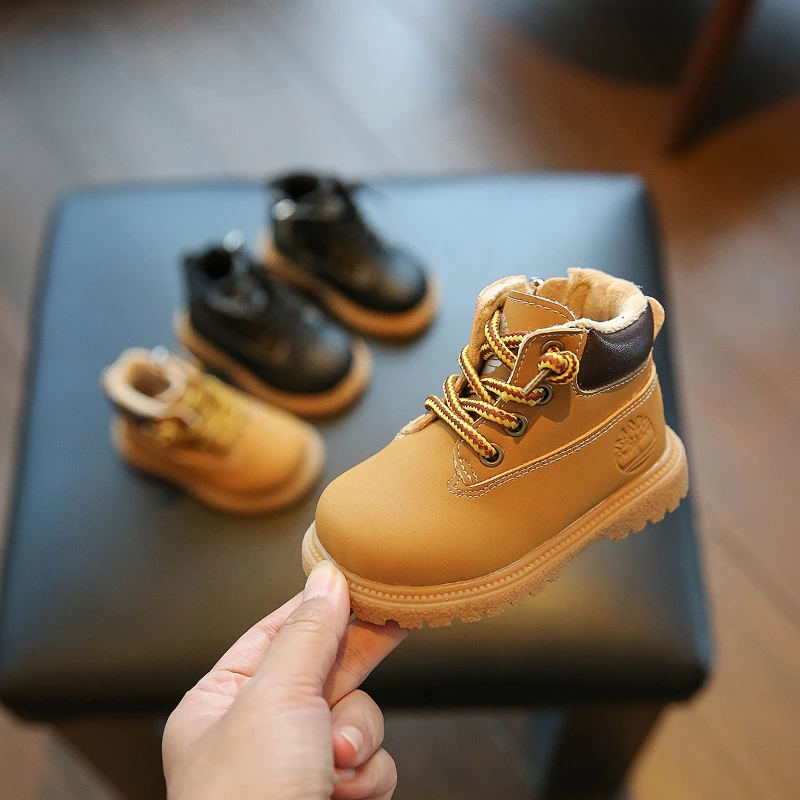 Baby Martin Boots Autumn and Winter Fleece-Lined Children's Worker Boots Boy's Shoes Baby Toddler Shoes Girls' Shoes Ankle Boots
Baby Martin Boots Autumn and Winter Fleece-Lined Children's Worker Boots Boy's Shoes Baby Toddler Shoes Girls' Shoes Ankle Boots