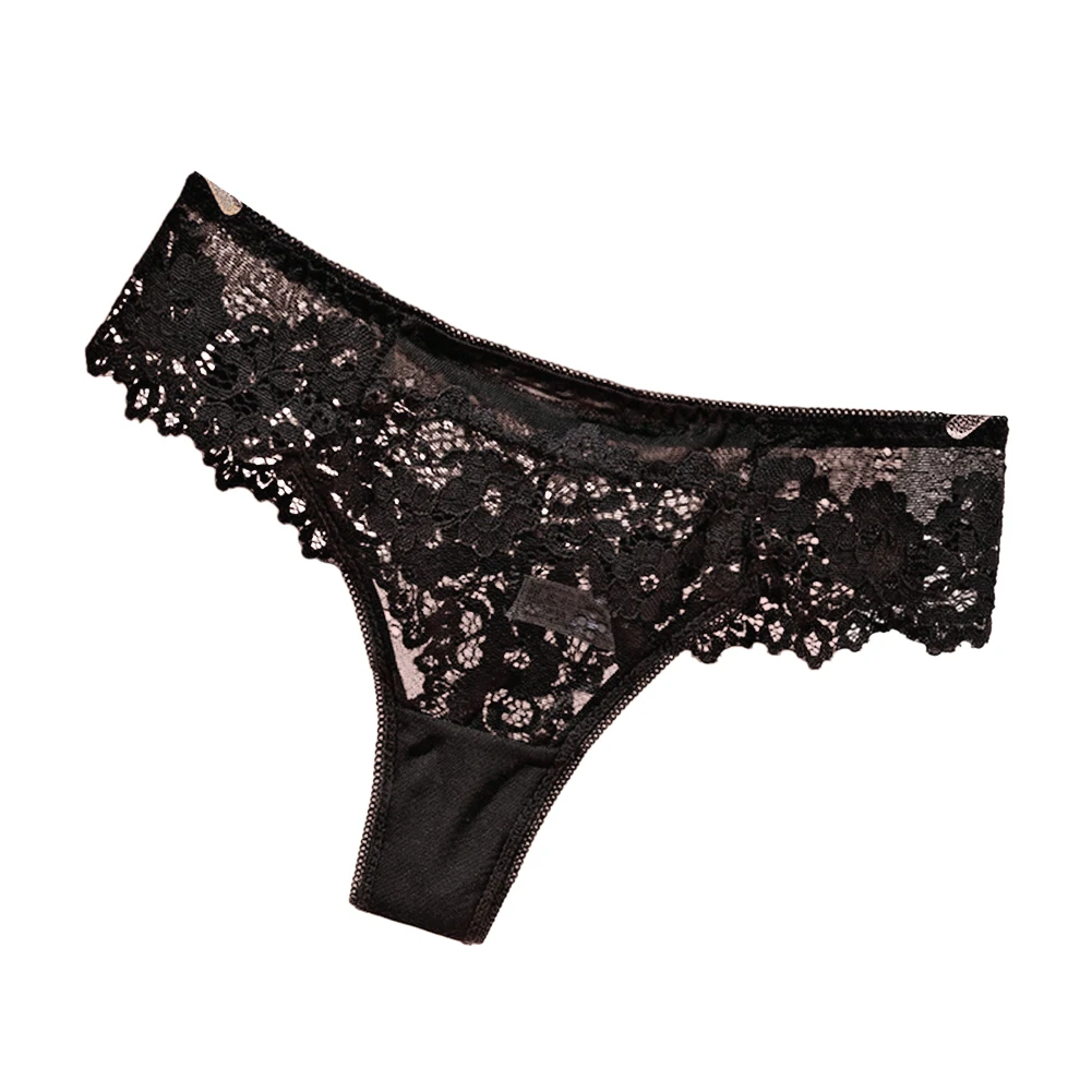 Women's Solid Color Thong Temptation Sexy Panties Lace Splicing Pure Desire T-Pants
Women's Solid Color Thong Temptation Sexy Panties Lace Splicing Pure Desire T-Pants