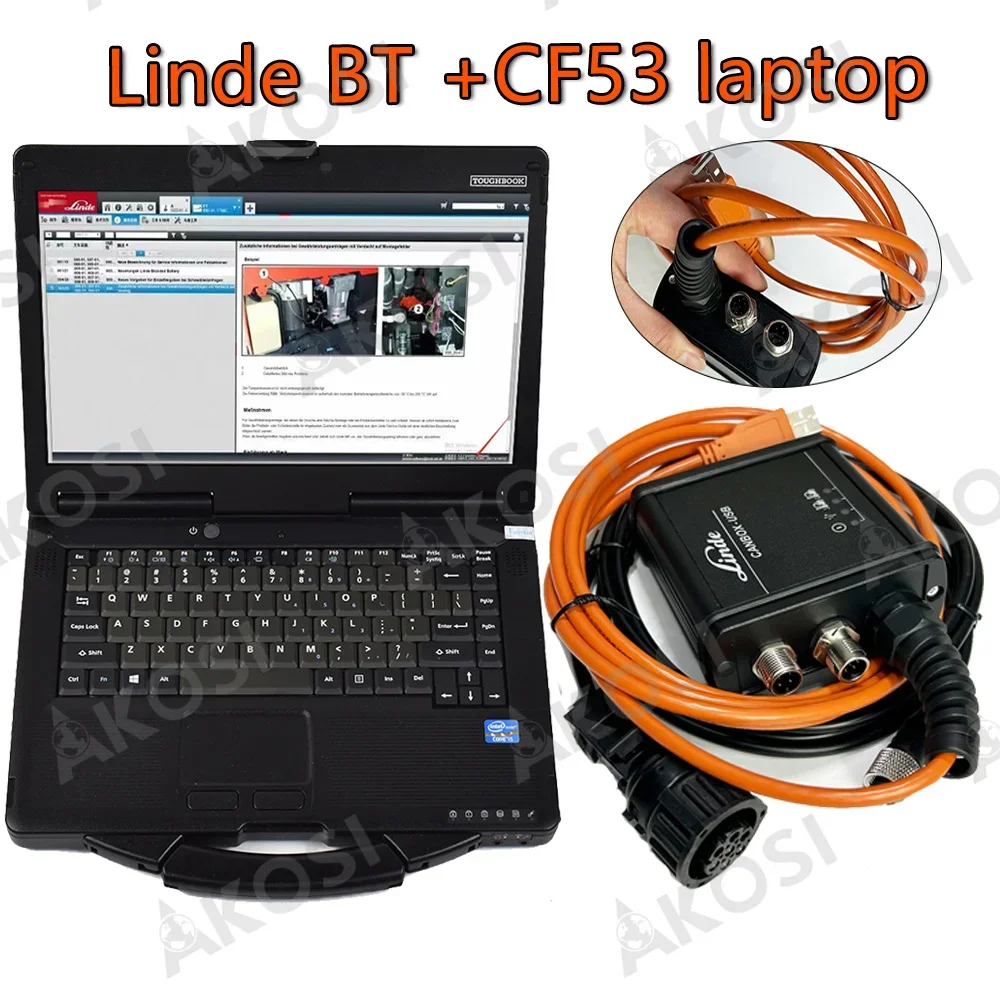 Для вилочного погрузчика Linde BT Canbox USB интерфейс linde canbox bt вилочный подъемник автодиагностический инструмент с ноутбуком CF 53
Для вилочного погрузчика Linde BT Canbox USB интерфейс linde canbox bt вилочный подъемник автодиагностический инструмент с ноутбуком CF 53