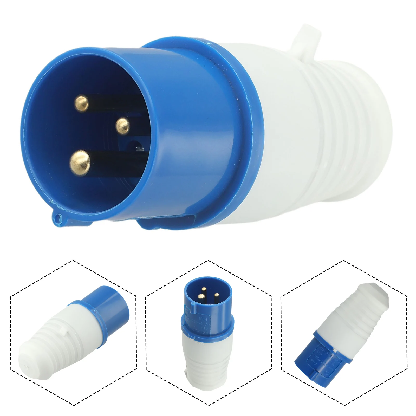 Adapter Plug Socket Industrial Waterproof Plug Socket 2 Pin Converter Heavy Duty Industrial Waterproof 2P SOCKETS
Adapter Plug Socket Industrial Waterproof Plug Socket 2 Pin Converter Heavy Duty Industrial Waterproof 2P SOCKETS