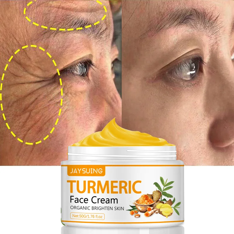 Turmeric Wrinkle Removal Face Cream Fade Fine Line Firming Brighten Skin Care Whitening Moisturizing Anti-Aging Korean Cosmetics
Turmeric Wrinkle Removal Face Cream Fade Fine Line Firming Brighten Skin Care Whitening Moisturizing Anti-Aging Korean Cosmetics