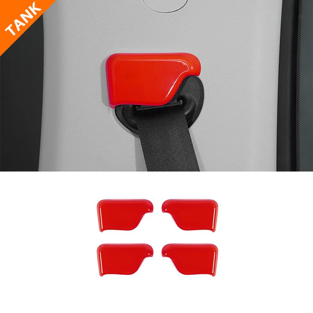Carbon Red Garnish Car Seat Belt Cover Automotive Interior Sticker Cover Decoration Frame For GWM Great Wall Tank 300 2022-2023 
Carbon Red Garnish Car Seat Belt Cover Automotive Interior Sticker Cover Decoration Frame For GWM Great Wall Tank 300 2022-2023