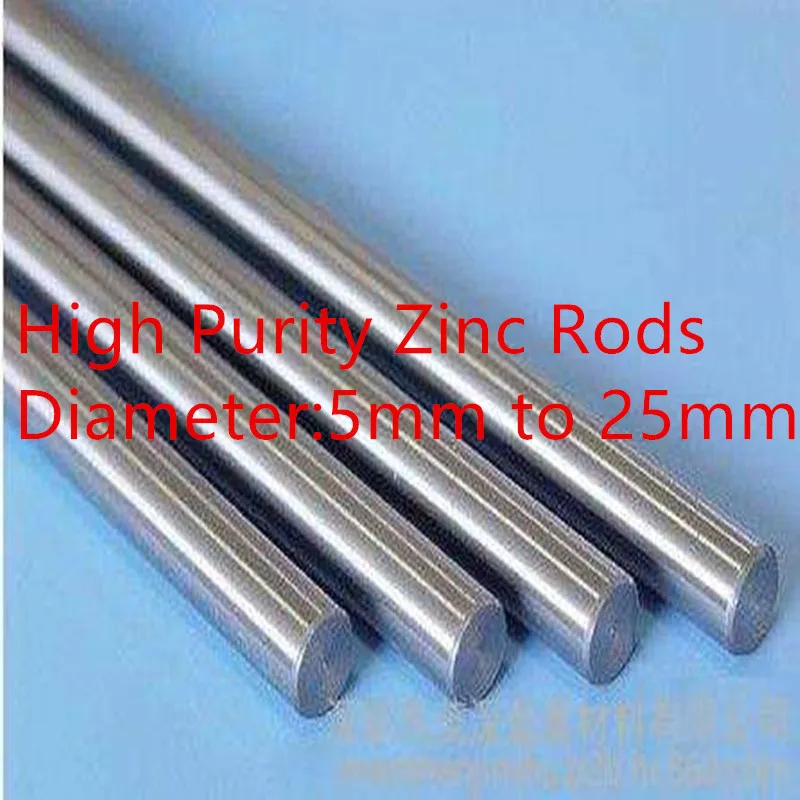 Zinc Bar High Purity Metal Zinc Rod Full Size Scientific Research Available Diameter 5mm - 25mm * 100mm Length
Zinc Bar High Purity Metal Zinc Rod Full Size Scientific Research Available Diameter 5mm - 25mm * 100mm Length