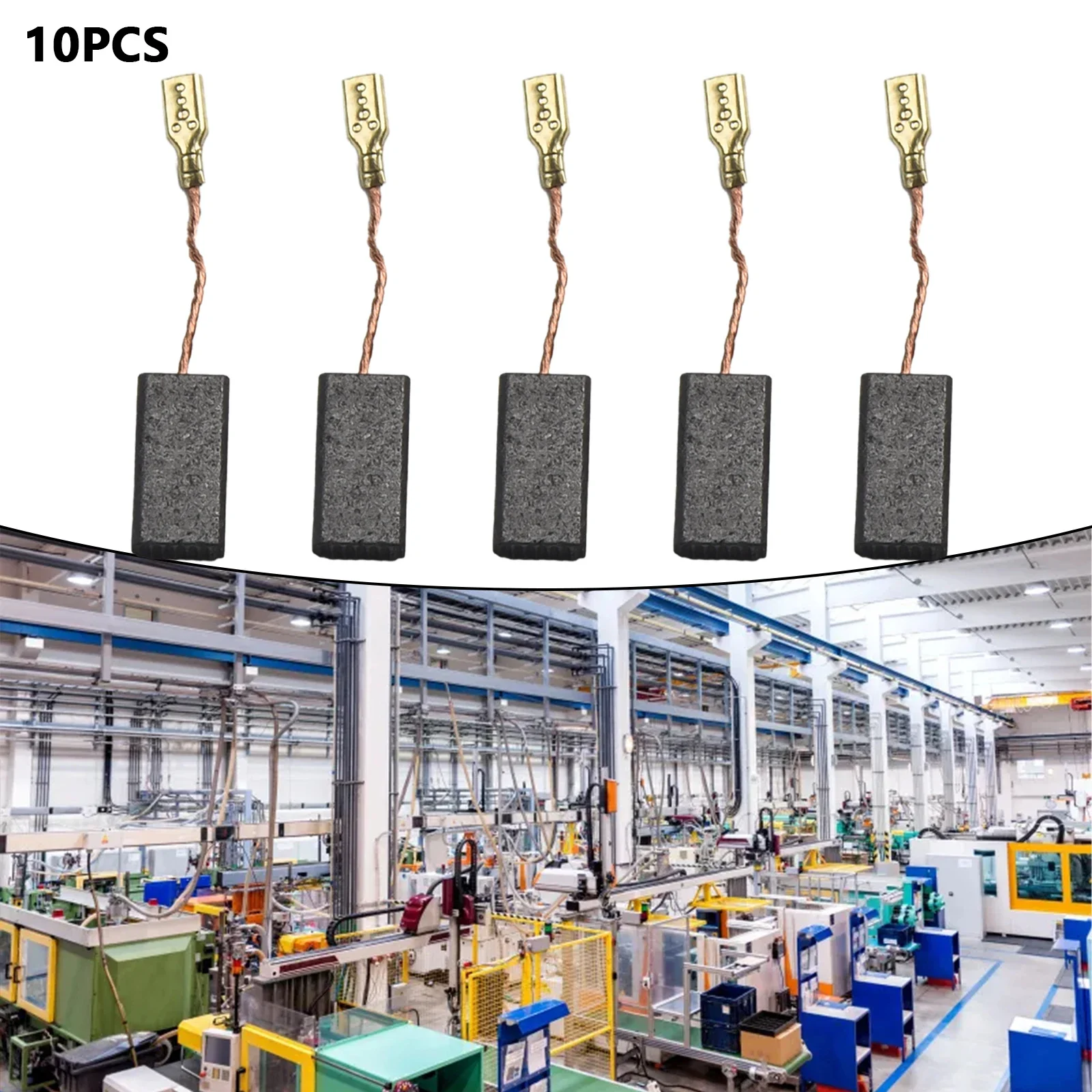 10PCS Carbon And Metal Brushes For Bosch Motor Angle Grinder 15mm X 8mm X 5mm Tool Automation Motors Drives
10PCS Carbon And Metal Brushes For Bosch Motor Angle Grinder 15mm X 8mm X 5mm Tool Automation Motors Drives