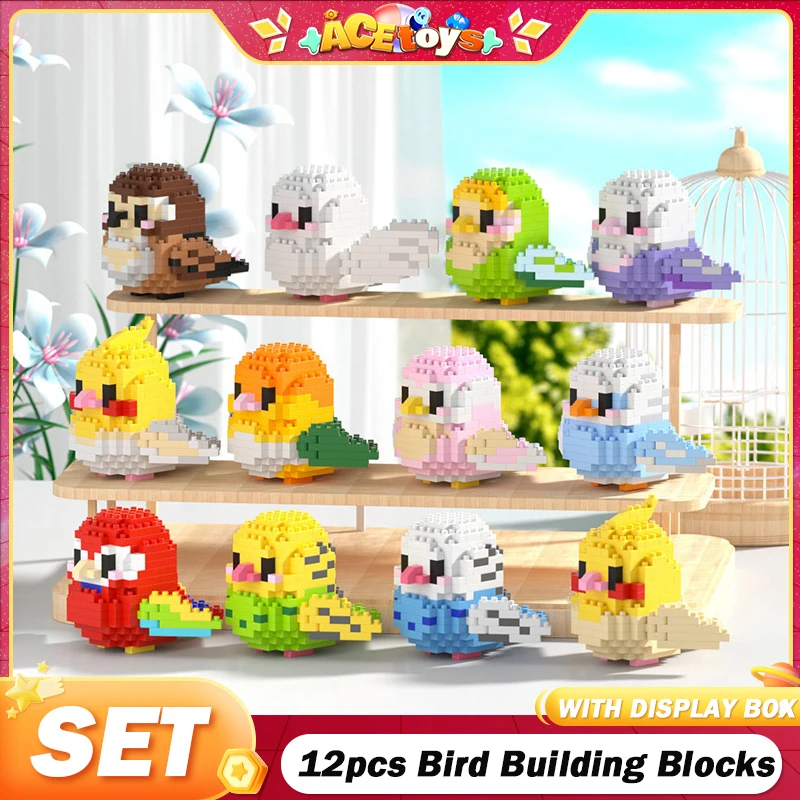 12/Set DIY Bird Building Blocks Bricks 3D Animal Model Mini Cute Creative Educational Toys for Boys Girls Back to School Gifts
12/Set DIY Bird Building Blocks Bricks 3D Animal Model Mini Cute Creative Educational Toys for Boys Girls Back to School Gifts