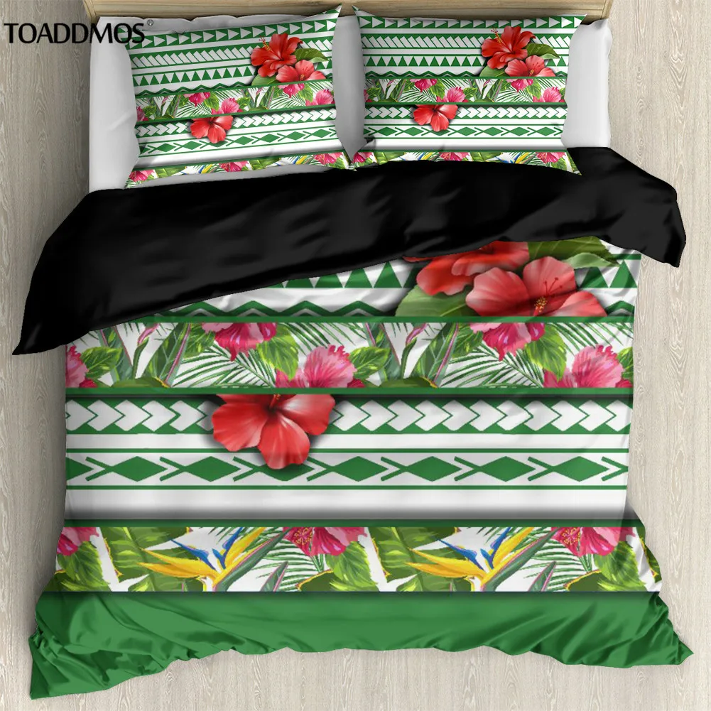 TOADDMOS Hibiscus Polynesian Pattern Duvet Cover Comfort Bedding Set Pillowslip Bed Quilt Cover Pillowcase 3pcs/Set Home Decor
TOADDMOS Hibiscus Polynesian Pattern Duvet Cover Comfort Bedding Set Pillowslip Bed Quilt Cover Pillowcase 3pcs/Set Home Decor